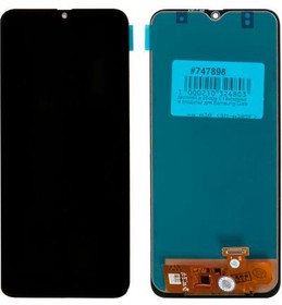 (A305F) дисплей в сборе с тачскрином (модуль) для Samsung Galaxy A30 (SM-A305F), черный In-Cell