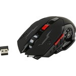 SVEN RX-G930W чёрная Игровая беспроводная мышь (2.4 Ггц, 6 кнопок, 1600 dpi, USB, Soft Touch, RGB подсветка)