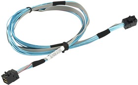 Фото 1/2 Кабель Amphenol RHS36-7037, SFF8643-SFF8643 ( HDmSAS -to- HDmSAS internal cable, w/SideBand), 100cm