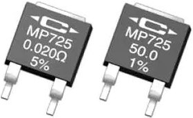 MP725-0.10-1%, Thick Film Resistors - SMD 0.1 ohm 25W 1% D-Pak