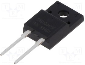 S6D10065F, Diode: Schottky rectifying; SiC; THT; 650V; 10A; 103W; ITO220AC
