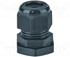 ASS-20, Cable gland; M20; 1.5; IP66,IP67; polyamide; black
