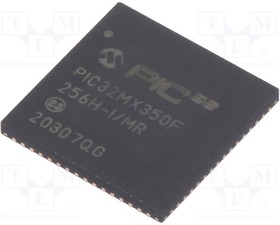 PIC32MX350F256H-I/MR, IC: PIC microcontroller; Memory: 256kB; SRAM: 64kB; 2.3?3.6VDC; SMD
