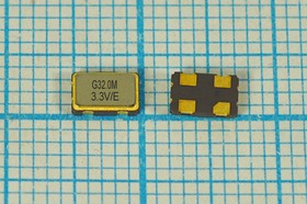 Генератор кварцевый 32МГц 3.3В, HCMOS в корпусе SMD 5x3.2мм; №TRI гк 32000 \\SMD05032C4\T/ CM\3,3В\SCO-533\