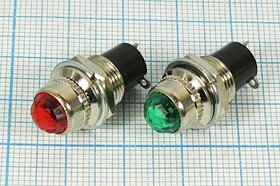Держатель для ламп с цоколем E5 с зеленым светофильтром; №5745 G держатель патрон ламп\E 5/10\пл\зел\2C\LH-001GNX\