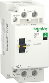 Schneider Electric RESI9 Модульный контактор 1P+N 40A 2НО 230/250В АС 50ГЦ