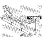 0223-001, 0223001_тяга стабилизатора заднего!\ Nissan Serena C23 91-99