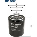 OP597, OC194 Фильтр масл._Mazda 626 1.6-2.0i 87-94