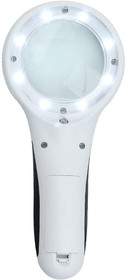 MA-019 Увеличительная ручная лупа со светодиодной подсветкой 3Х С00036708