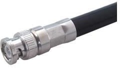 Фото 1/2 11_BNC-50-7-6/133_NE, RF Connectors / Coaxial Connectors BNC straight cable plug(m)