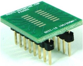 Фото 1/2 PA0005, Sockets & Adapters SOIC-16 to DIP-16 SMT Adapter