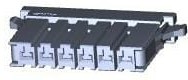 Фото 1/2 1-178128-6, Headers & Wire Housings 6 POS RECPT 5.08 KEY X