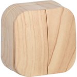 Switch 2-cl. OP GLORY 10A VS20-2-0- HC pine IEK EVH20-K34-10