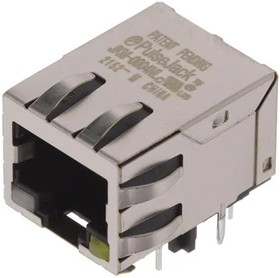 JKM-0004NL, Modular Connectors / Ethernet Connectors 1000Base-T NonPoE 1-Port RJ45 THT