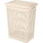 Корзина для белья 50л, 420х310х560 мм Бежевый 431293407