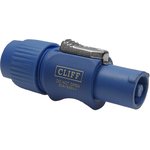 FM12301, Connector: round, "Dad", CLIFFCON-P, 20A, 250VAC, per wire, PIN: 3