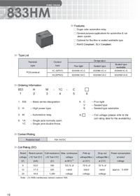 833hm 1c c 12vdc схема подключения