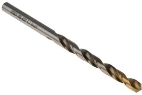 A0026.1, A002 HSS-TiN 6.1mm Jobber Drill Bit, 101 mm Plain Shank