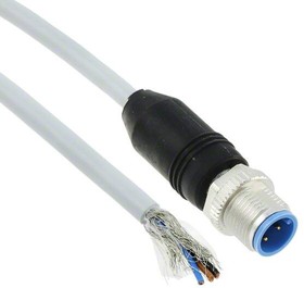 2273042-2, Sensor Cables / Actuator Cables M12 x 1.0 straight plug pigt shld A