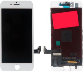 Фото 1/2 Дисплей (экран) в сборе с тачскрином для iPhone 7 белый (ZeepDeep)