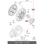 1590999, Подшипник выжимной FORD C-Max,Focus 2 (1.8/2.0) (гидравлический) OE