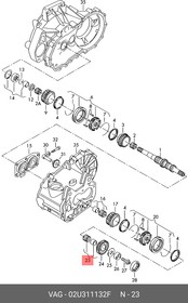 02U311132F, ПОДШИПНИК ИГОЛЬЧАТЫЙ (ДЛ ЕВРОПЕЙСКОГО РЫНКА) – купить оптом и в розницу