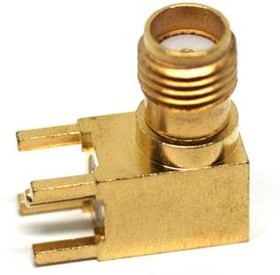 Фото 1/2 85_SMA-50-0-144/111_YH, RF Connectors / Coaxial Connectors SMA right angle PCB jack(f)