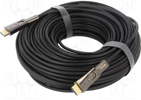 D3742D-40.0, Cable; HDCP 2.2,HDMI 2.0,optical; PVC; 40m; black