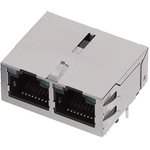 JXG0-0129NL, Modular Connectors / Ethernet Connectors 1000Base-T NonPoE 1x2-Port ...