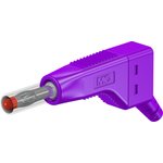 4 mm plug, screw connection, 2.5 mm², purple, 64.9326-26