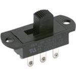 S101031MS02Q, Switch Slide ON OFF SPST Extended Top Slide 6A 250VAC 125VDC PC Pins Thru-Hole Bulk