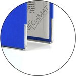 Папка-регистратор 55 мм синий метал.окант. собран. OP9050B