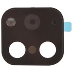 Накладка на модуль камер для iPhone X имитация 11 Pro (черная)