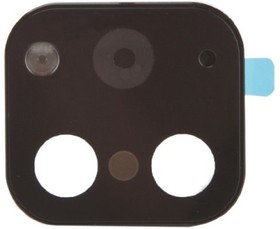 Фото 1/4 Накладка на модуль камер для iPhone X имитация 11 Pro (черная)