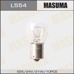 L554, Лампа цок. 24v 21W BA15s G18 (уп.10шт)
