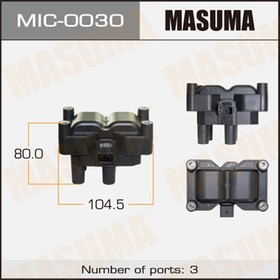 MIC-0030, Катушка зажигания Ford Focus II 04- 1.4-1.6, III 1.6 11-, Fusion 02-, Mondeo 07- 1.6Ti модуль Masuma