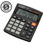 Калькулятор настольный КОМПАКТНЫЙ CITIZEN бухг. SDC812(BN/ NR) 12 разряд DP