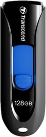 Фото 1/10 Флешка USB Transcend Jetflash 790 128ГБ, USB3.0, черный и синий [ts128gjf790k]