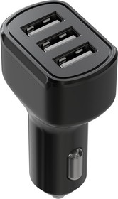UCC-5-3-01-QC-ANT, Зарядное устройство WIIIX три USB-порта (QC3.0), черный, в автом, кор.к UCC-5-3-01-QC-ANT Г*