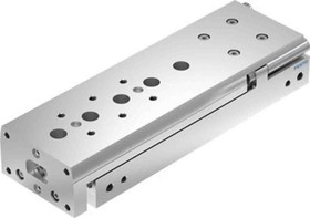 Фото 1/2 DGST-10-100-PA, Pneumatic Guided Cylinder - 8085122, 10mm Bore, 100mm Stroke, DGST Series, Double Acting