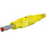 4 mm plug, screw connection, 2.5 mm², yellow, 22.2653-24