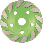 72957, Чашка алмазная зачистная 125мм, Турбо-сегментная