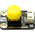 DFR0029-Y, Add-On Board, Push Button Module, Yellow Cap, Gravity Series ...