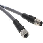TAA755A1611-002, Sensor Cables / Actuator Cables M12A5-MS-FS-PVC-1.0M