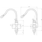 Проточный водонагреватель электрический гибкий излив TSB-WH1103