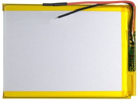 Фото 1/2 Аккумулятор универсальный 3.1x60x82 мм 3.8V 2500mAh Li-ion (2 pin)