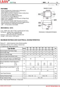 SS310, Диод Шоттки 100В 3А [SMA / DO-214AC.], UMW | купить в розницу и ...
