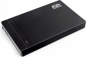 Внешний корпус USB 3.0 2.5" SATAIII HDD/SSD, пластик, чёрный UASP, 3UB2P3 (BLACK)