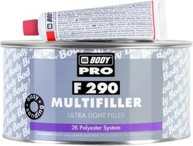 2901300050, Шпатлевка Body PRO F290 Ultra Light Multifiller Biege (0,2л)