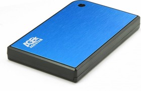 Внешний корпус USB 3.0 2.5" SATA, алюминий, синий, безвинтовая констру, 3UB2A14 (BLUE)